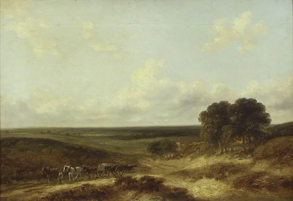 Mousehole Heath, Norfolk, by George Vincent, oil