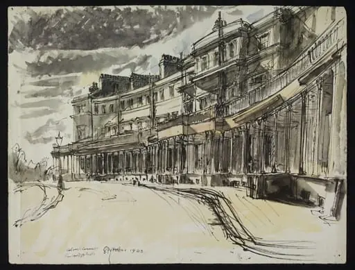 Calverley Crescent, Tunbridge Wells, by George W. Hooper