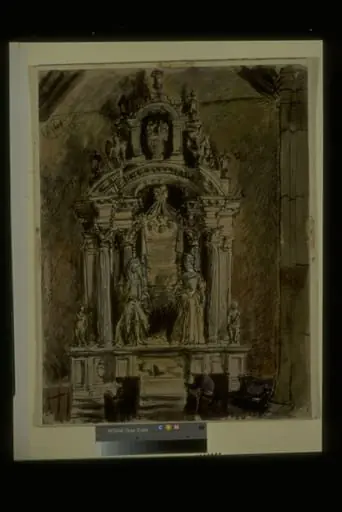 The Clayton Tomb, Bletchingly Church, Surrey, by George W. Hooper