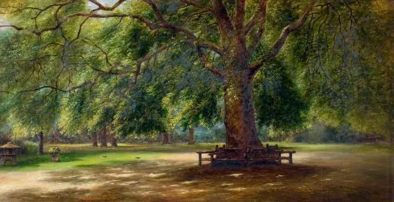 The Old Plane Tree, by George Wallis