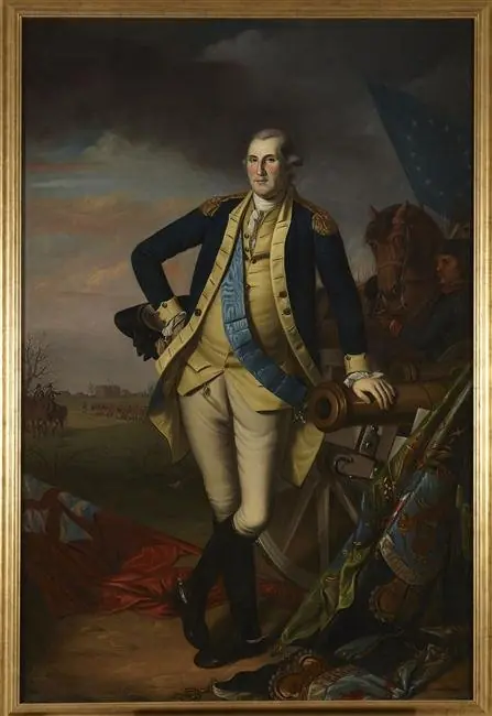 George Washington at the Battle of Princeton
