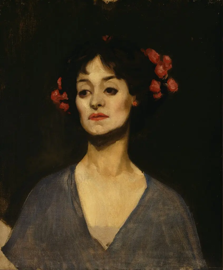 Portrait of a lady (The dancer), by George Washington Lambert