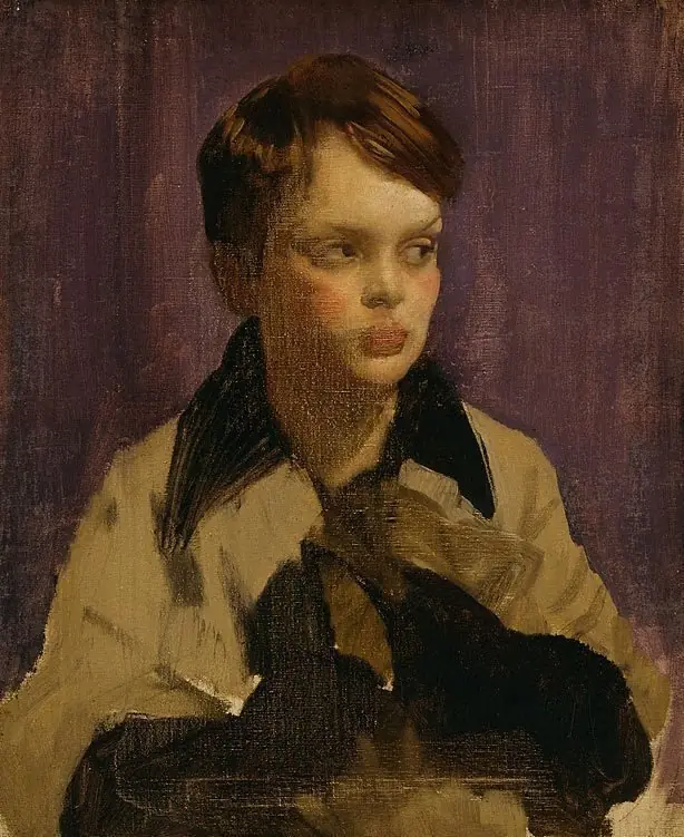 Portrait of Maurice Lambert, by George Washington Lambert