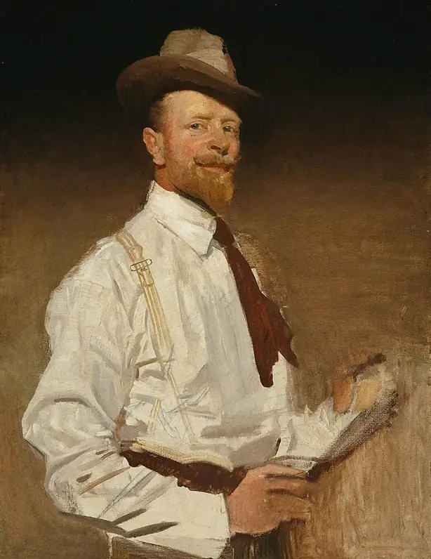Self portrait, by George Washington Lambert