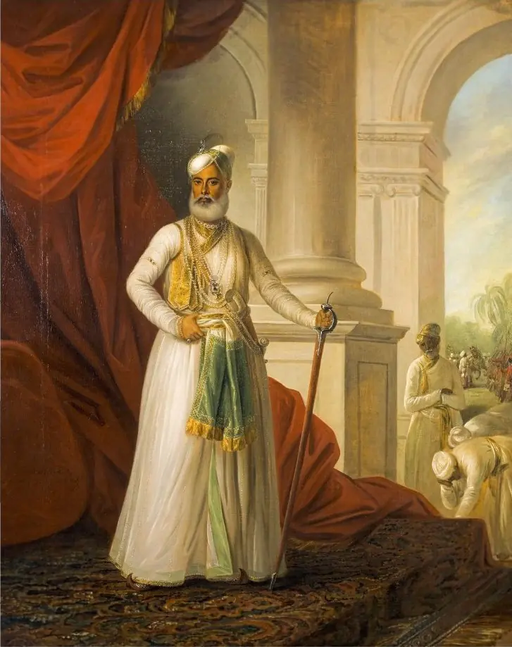 Mohamed Ali Khan Walejah, 1717–1795. Nawab of the Carnatic, by George Willison