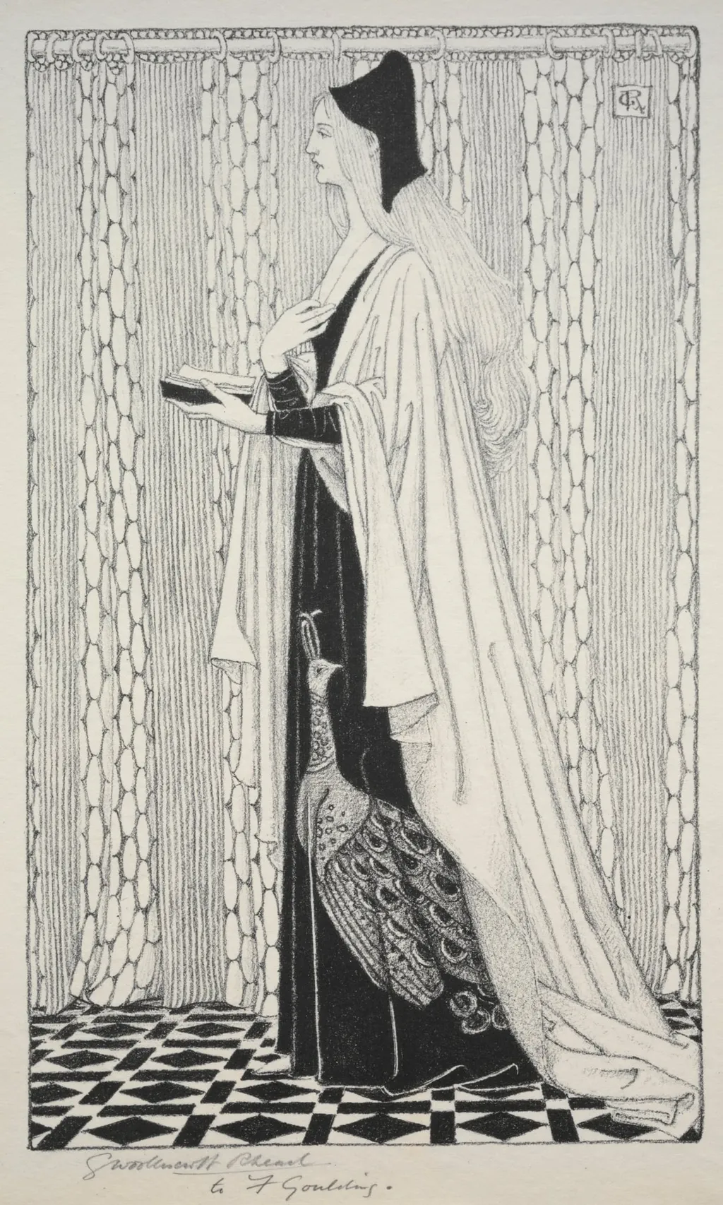 Costume Study, by George Woolliscroft Rhead, 1897