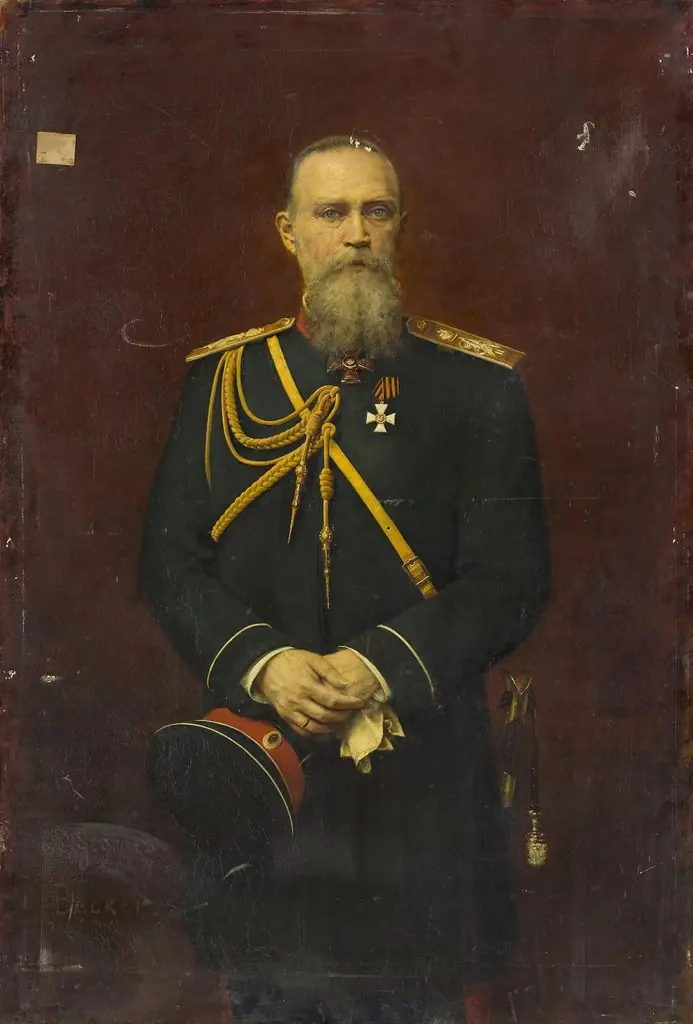 Portrait of General Mikhail Chertkov, by Georges Becker