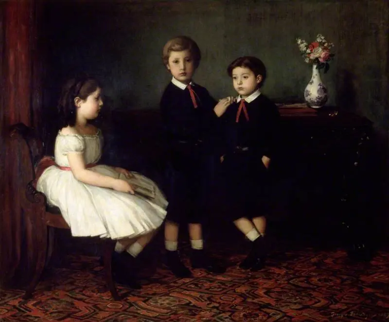 Euterpe, Alec and Cotz Ionides, by Georges Bellenger