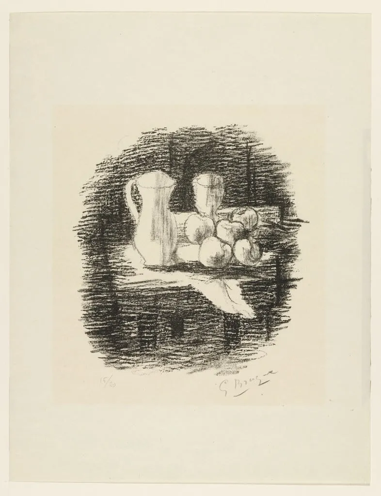 Untitled, by Georges Braque, ink, 1926
