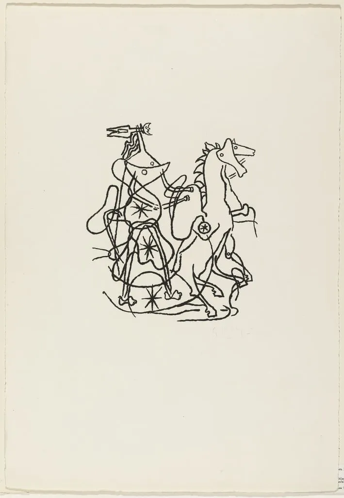 Untitled, by Georges Braque, ink, 1946