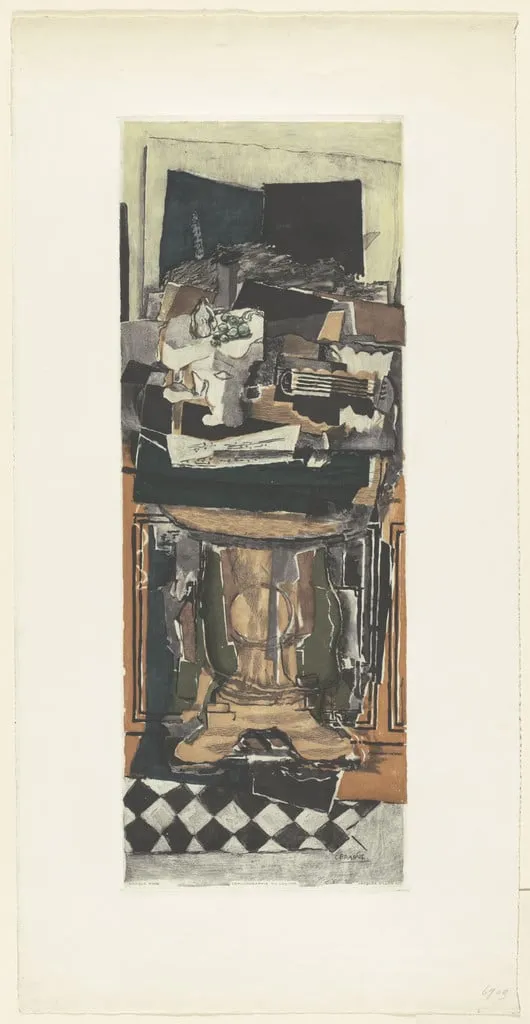 Untitled, by Georges Braque Jacques Villon, ink, 1923