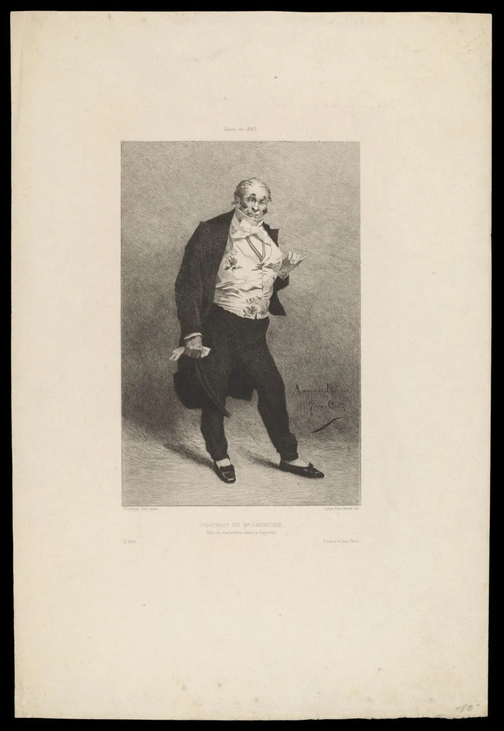 H Beard Print Collection, by Georges Cain, 1881