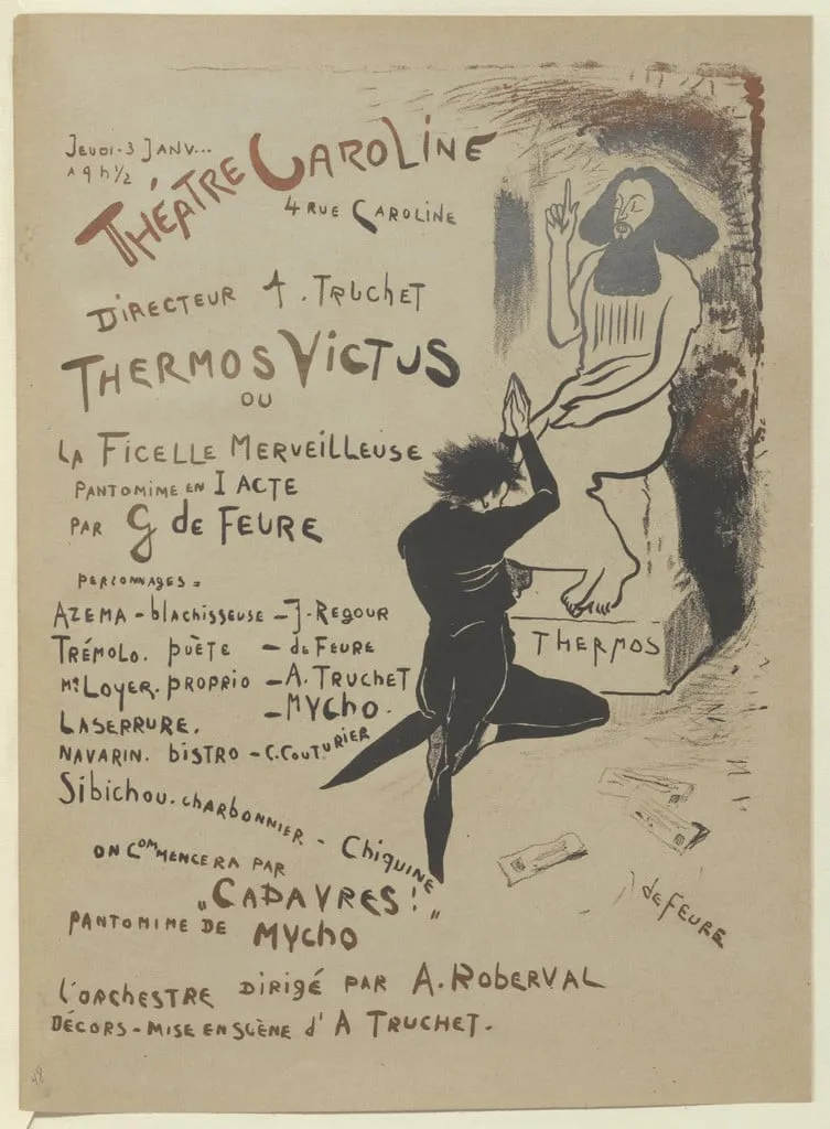Untitled, by Georges de Feure, ink, 1895