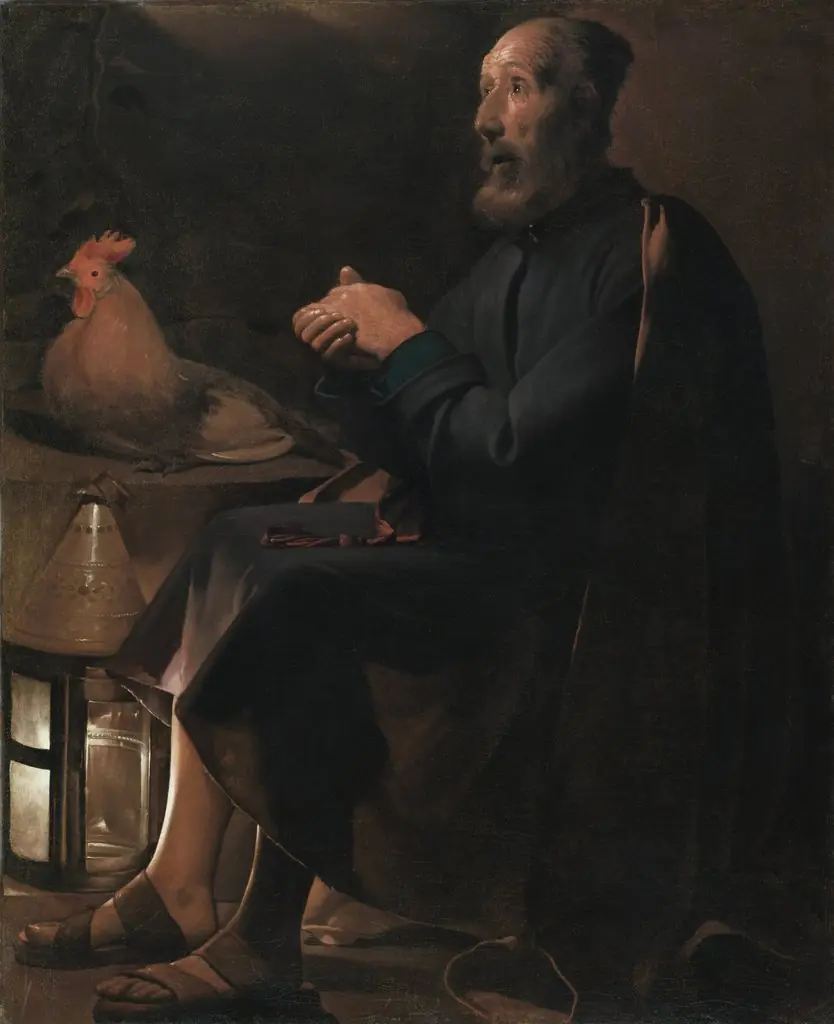Saint Peter Repentant, by Georges de La Tour