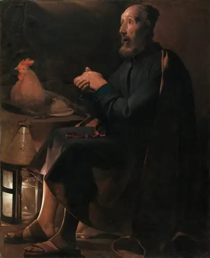 Saint Peter Repentant, by Georges de La Tour