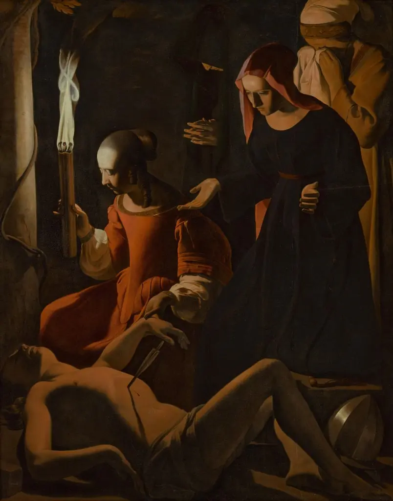 Saint Sebastian tended by Saint Irene, by Georges de La Tour