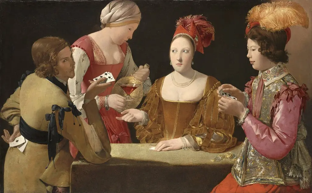 The Cheat with the Ace of Clubs, by Georges de La Tour, 1630