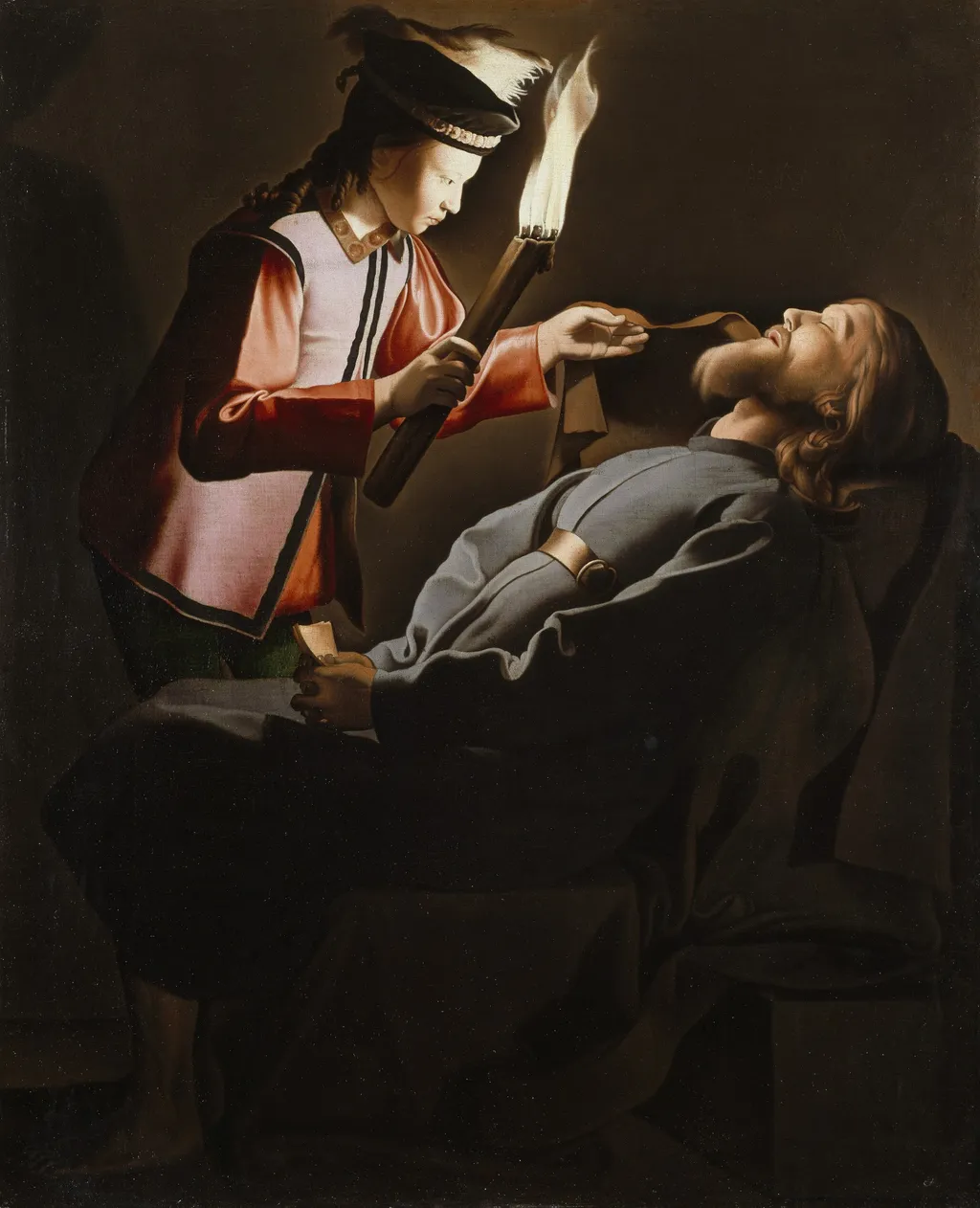 The Image of Saint Alexis, by Georges de La Tour, oil, 1632