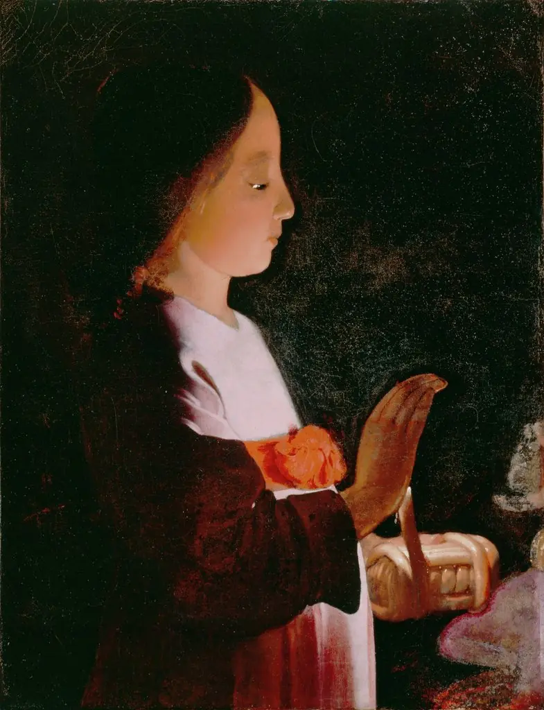 Young Virgin Mary, by Georges de La Tour