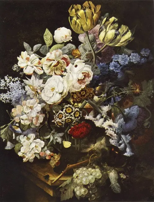 Vase of Flowers, by Georges Frédéric Ziesel