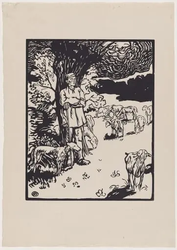 L'orage, by Georges Jeanniot