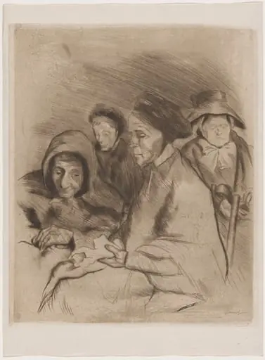 Portrait de vielles femmes, by Georges Jeanniot