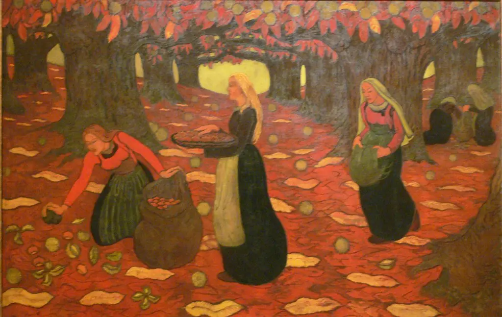 Autumn: The Chestnut Gatherers, by Georges Lacombe