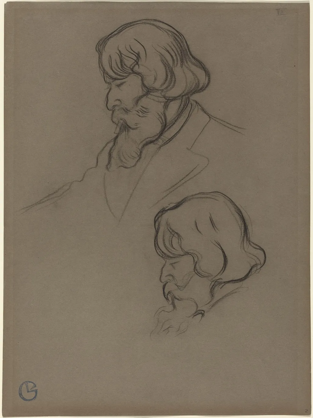Paul Sérusier, by Georges Lacombe, charcoal, 1895