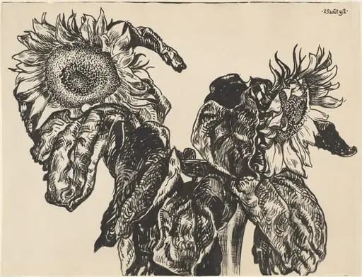 Sunflowers, by Georges Lemmen