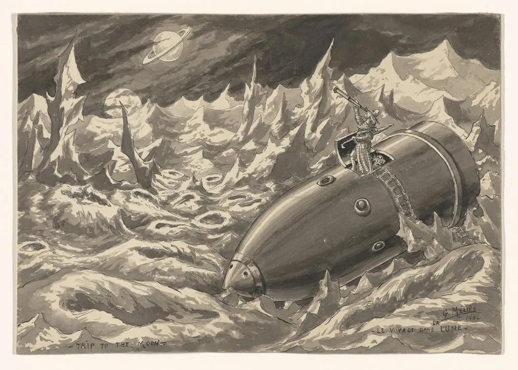 Untitled, by Georges Méliès, ink, 1930