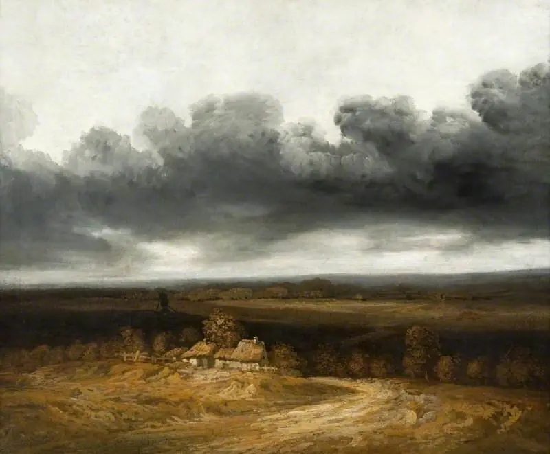 Landscape with Cottages, by Georges Michel