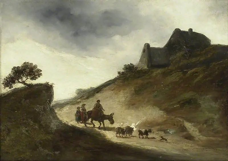 Landscape with Goatherds, by Georges Michel