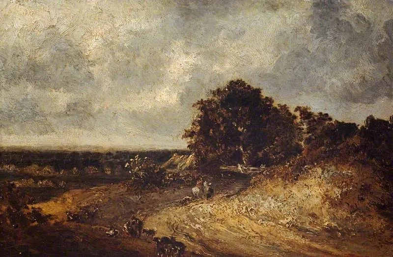 Montmartre, by Georges Michel, oil, 1825