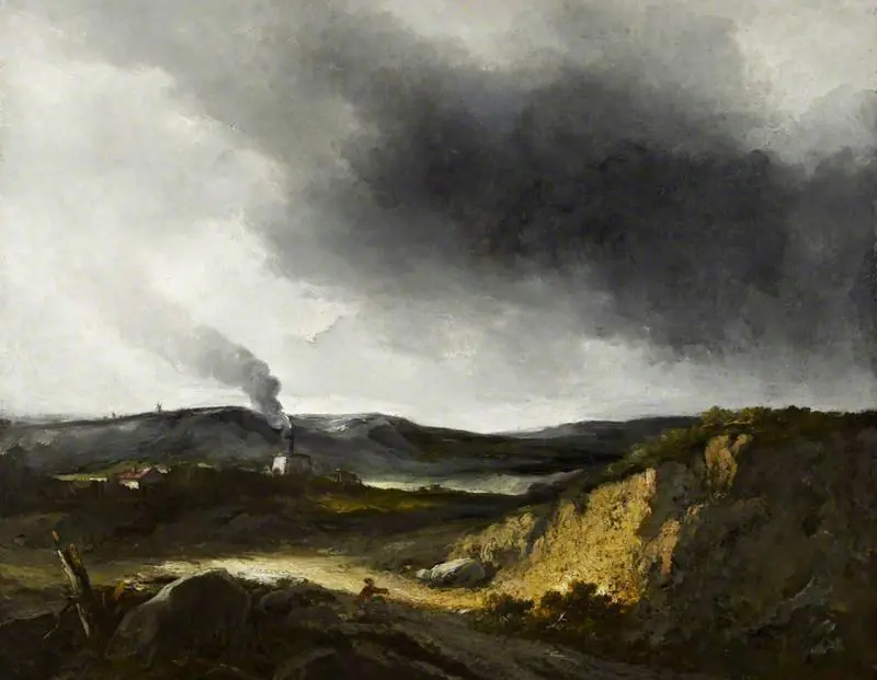 The Lime Kiln, by Georges Michel