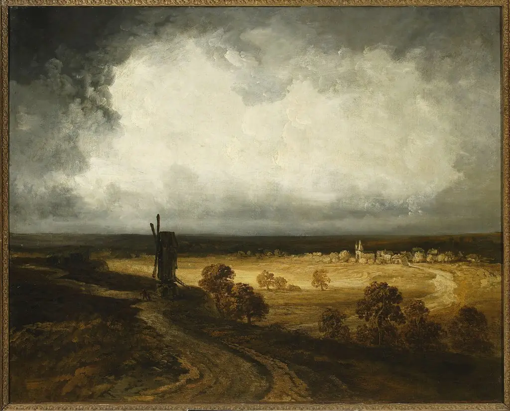 Windmills at Montmartre, by Georges Michel