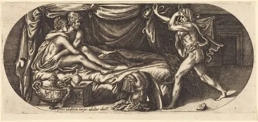 Mars and Venus Surprised by Vulcan, by Georges Reverdy