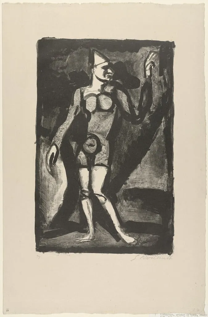 Untitled, by Georges Rouault, ink, 1926