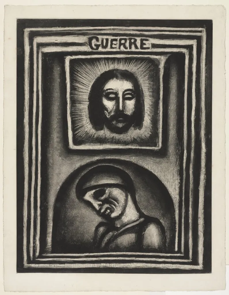 Untitled, by Georges Rouault, ink, 1926