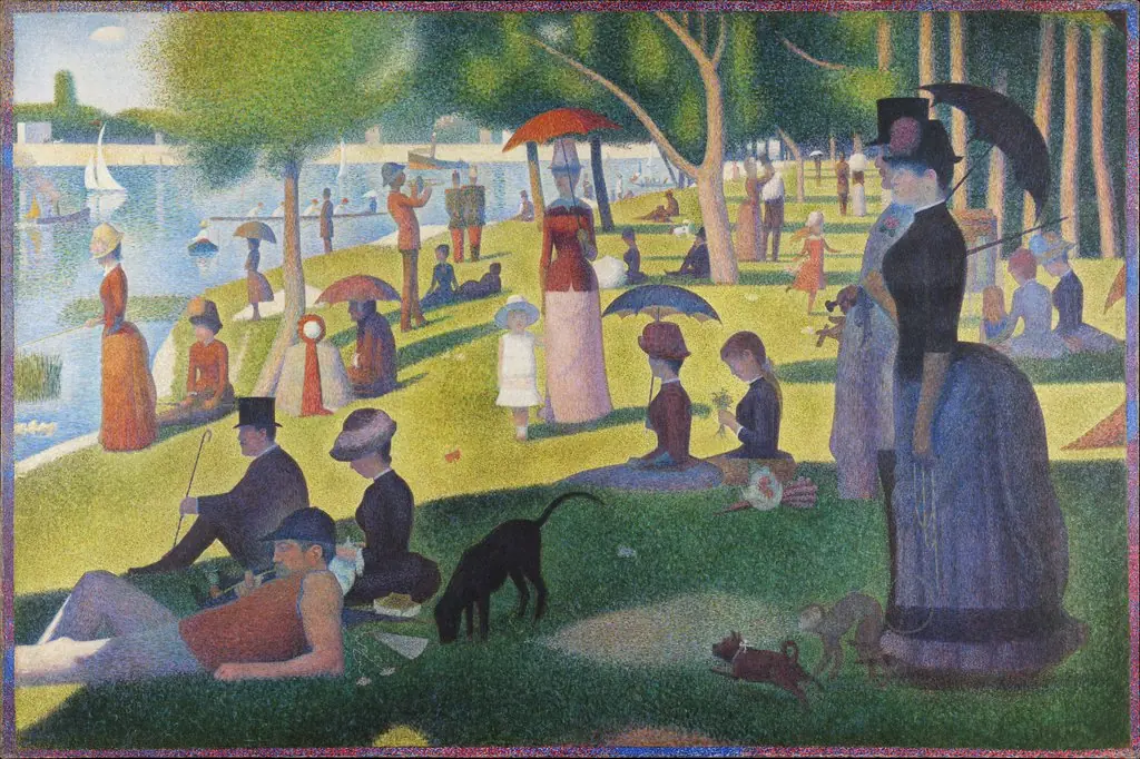 A Sunday Afternoon on the Island of La Grande Jatte, by Georges Seurat
