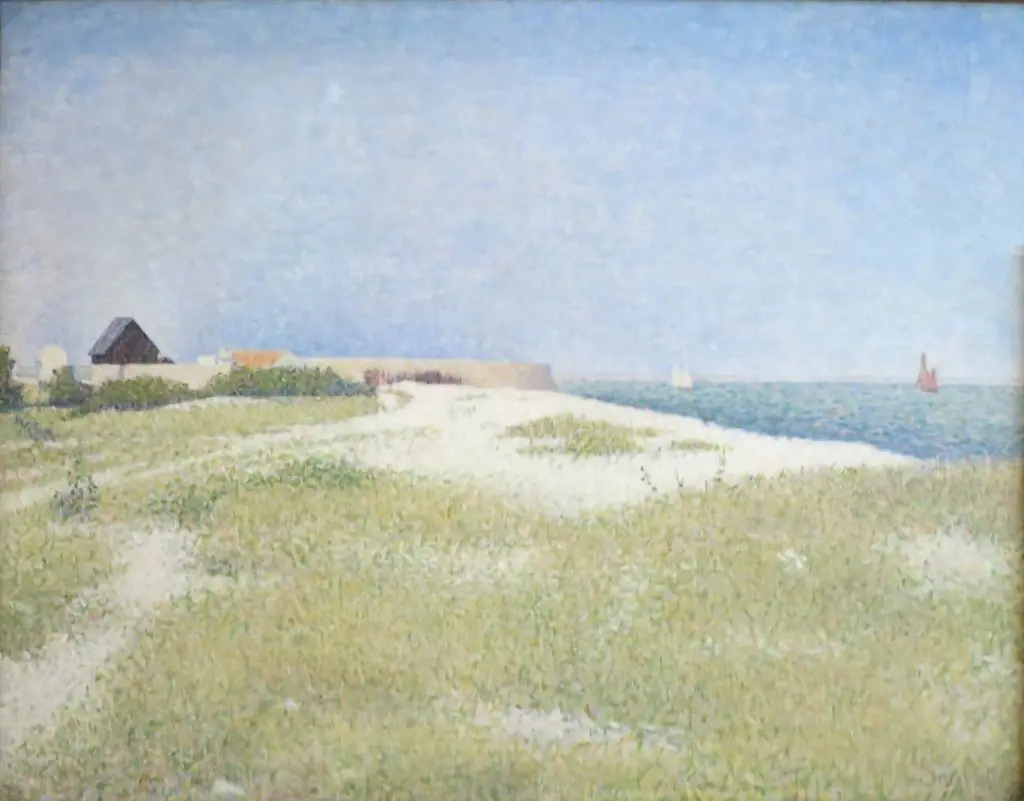 Fort Samson, Grandcamp, by Georges Seurat