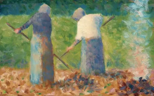 Haymakers at Montfermeil, by Georges Seurat
