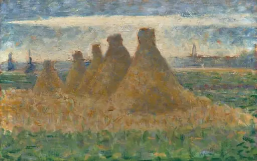 Haystacks, by Georges Seurat