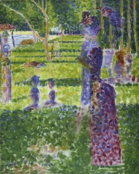 Study for 'A Sunday on the Island of La Grand Jatte': Couple Walking, by Georges Seurat