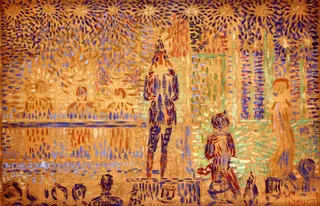 The Circus Parade (Study), by Georges Seurat