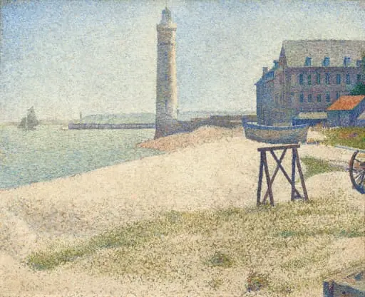 The Lighthouse at Honfleur, by Georges Seurat