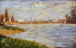 The Riverbanks, by Georges Seurat