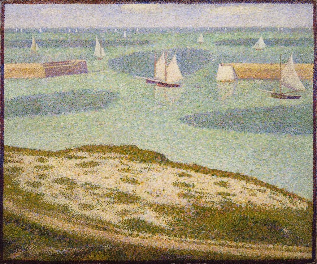 Untitled, by Georges Seurat, oil, 1888