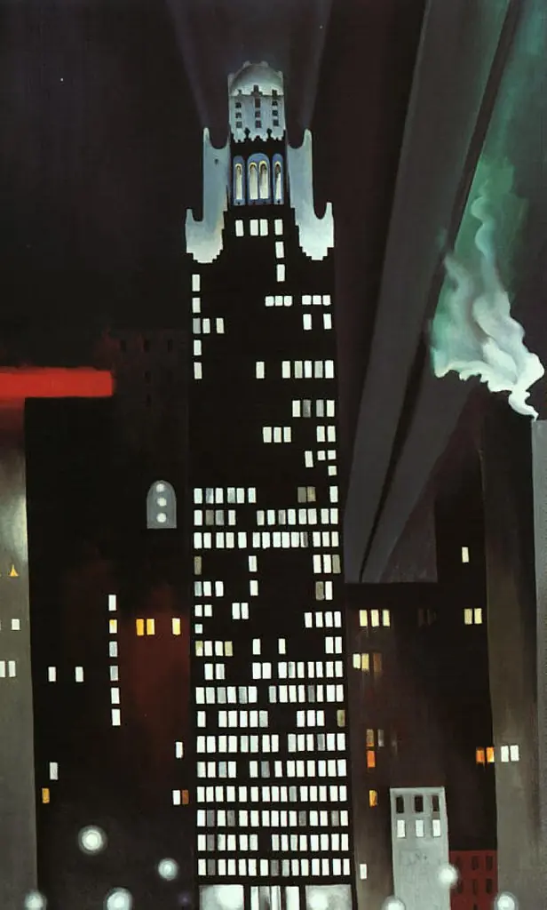 Radiator Building—Night, New York, by Georgia O'Keeffe