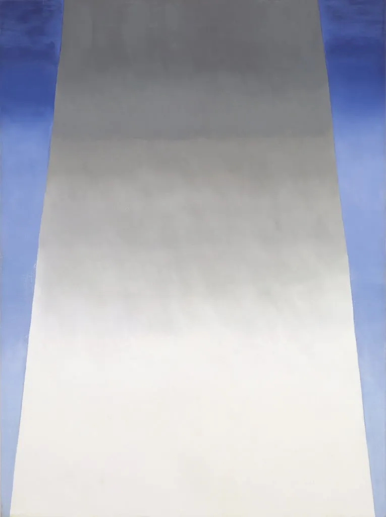 Untitled, by Georgia O'Keeffe, oil, 1977