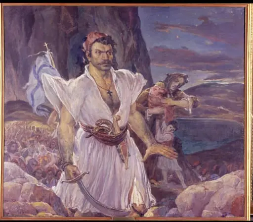 Σκηνή από την Έξοδο του Μεσολογγίου